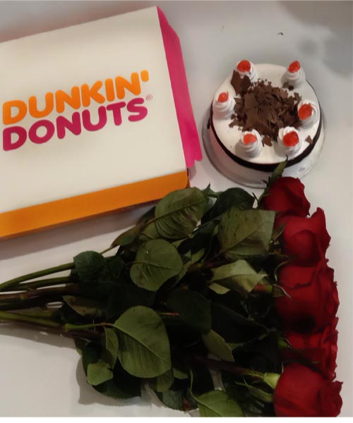 Best combos Flower with Cake